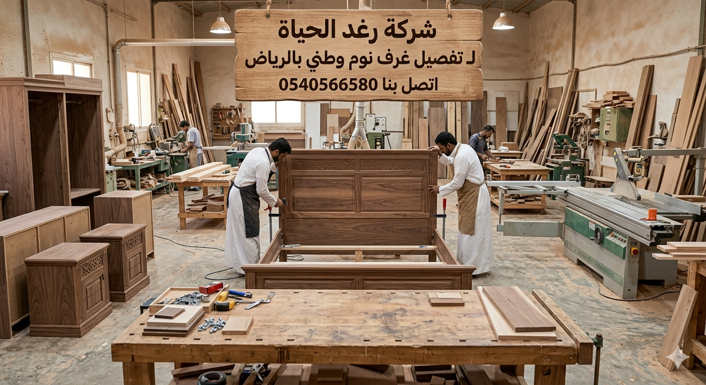 شركة رغد الحياة لـ تفصيل غرف نوم وطني بالرياض | اتصل بنا 0540566580
