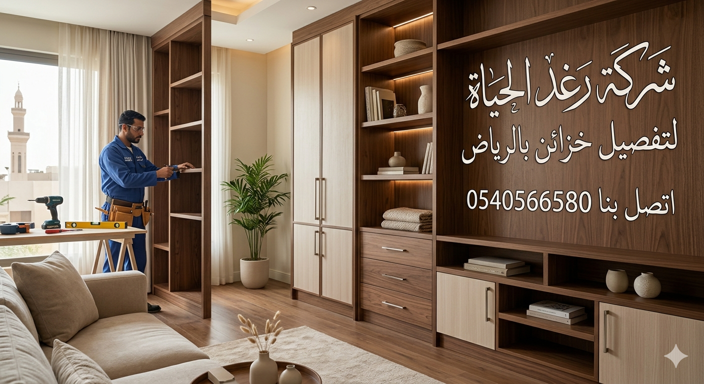 شركة رغد الحياة لـ تفصيل خزائن بالرياض | اتصل بنا 0540566580